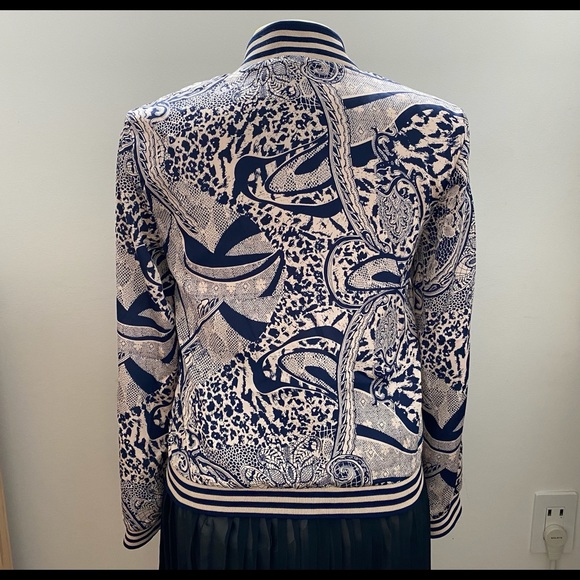 Women’s Lightweight printed satin bomber jacket - Picture 6 of 8